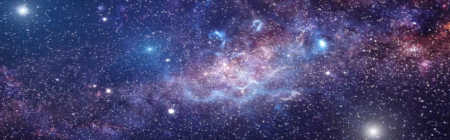 Universo rappresentato in modo artistico